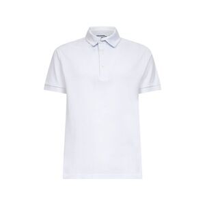 Etro Men White Cotton Piquet Polo Shirt